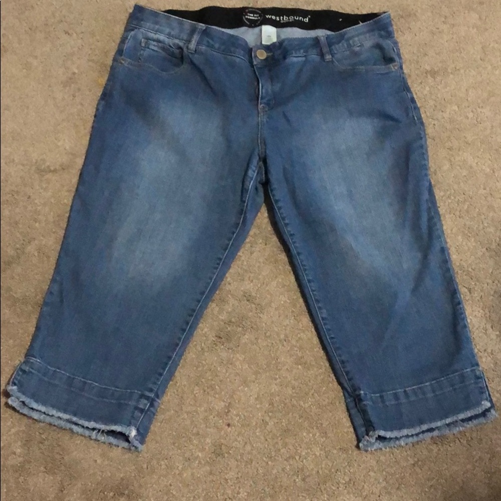Denim Capris